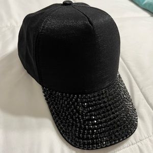 Black Studded Hat